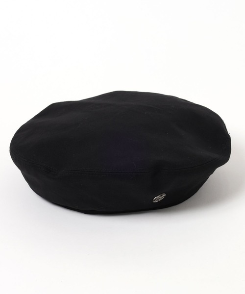 Heather（ヘザー）の「コットンベレー　326901（ハンチング/ベレー帽・レディース・ブラック・ONE SIZE）」の2枚目の写真