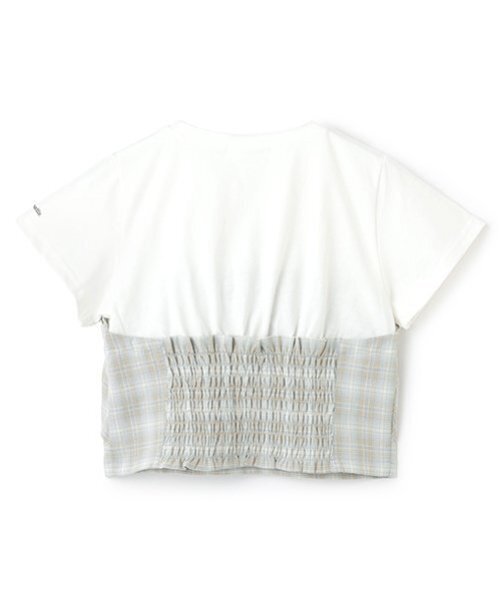 pom ponette junior（ポンポネットジュニア）の「【ニコ☆プチ掲載】リボンビスチェTシャツ（Tシャツ/カットソー・キッズ・ブルー/ブルーグレー・LL(165cm)/L:160cm/S:140cm/M:150cm）」の7枚目の写真