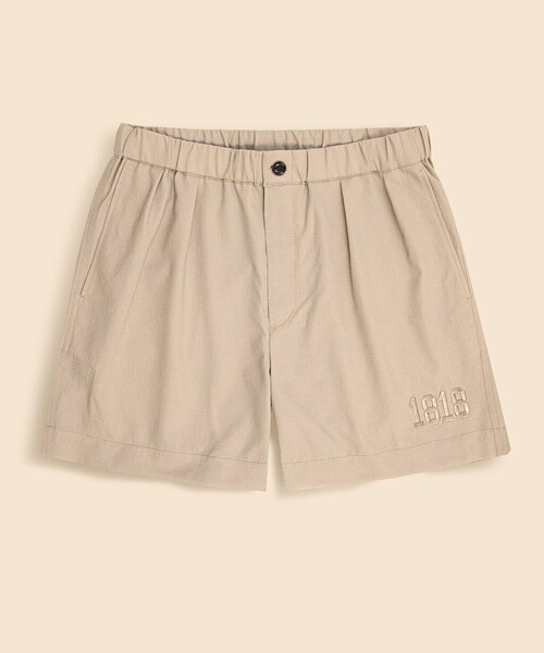 BROOKS BROTHERS(ブルックスブラザーズ)の「◆オンラインストア限定◆ポリエステル 1818ロゴ プリーテッドショーツ(その他パンツ・メンズ・ブラック/ネイビー/ベージュ・SMALL/LARGE/MEDIUM)」の2枚目の写真