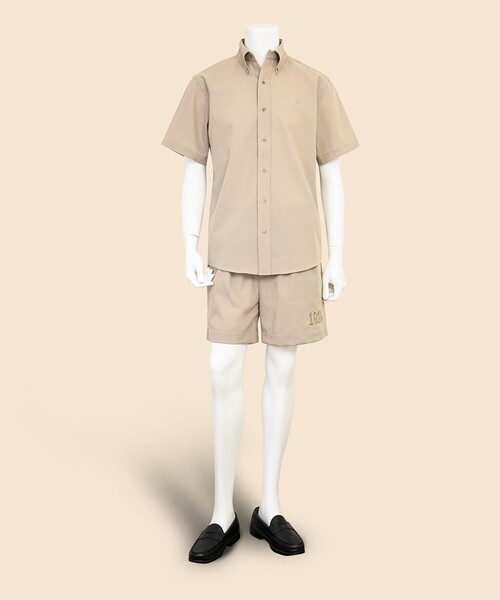BROOKS BROTHERS(ブルックスブラザーズ)の「◆オンラインストア限定◆ポリエステル 1818ロゴ プリーテッドショーツ(その他パンツ・メンズ・ブラック/ネイビー/ベージュ・SMALL/LARGE/MEDIUM)」の9枚目の写真