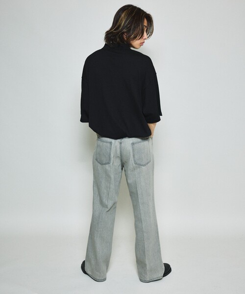 FREAK'S STORE(フリークスストア)の「限定展開 セミフレア デニムパンツ(デニムパンツ・メンズ・ブラウン/ネイビー/チャコールグレー/ブラック・SMALL/MEDIUM/LARGE)」の7枚目の写真