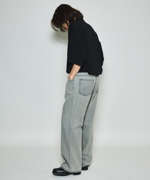 FREAK'S STORE(フリークスストア)の「限定展開 セミフレア デニムパンツ(デニムパンツ・メンズ・ブラウン/ネイビー/チャコールグレー/ブラック・SMALL/MEDIUM/LARGE)」の8枚目の写真