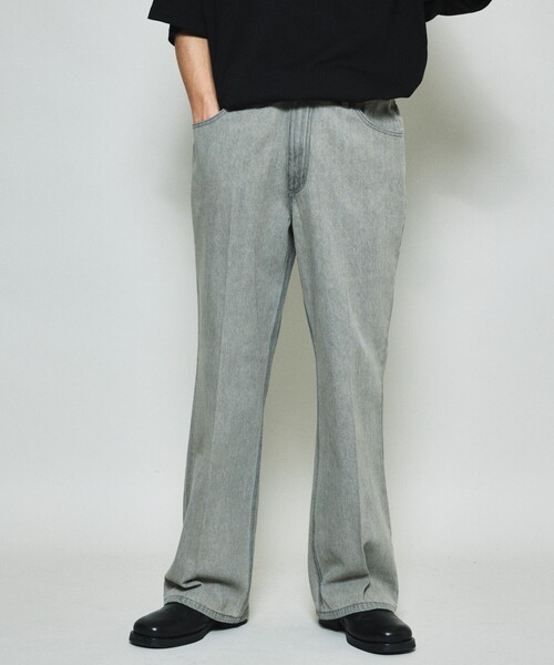 FREAK'S STORE(フリークスストア)の「限定展開 セミフレア デニムパンツ(デニムパンツ・メンズ・ブラウン/ネイビー/チャコールグレー/ブラック・SMALL/MEDIUM/LARGE)」の9枚目の写真