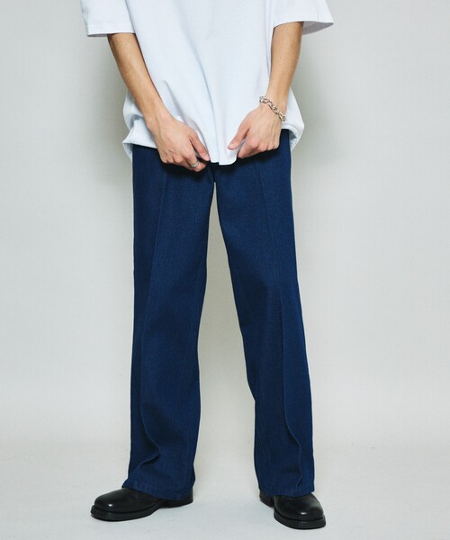 FREAK'S STORE(フリークスストア)の「限定展開 セミフレア デニムパンツ(デニムパンツ・メンズ・ブラウン/ネイビー/チャコールグレー/ブラック・SMALL/MEDIUM/LARGE)」の13枚目の写真