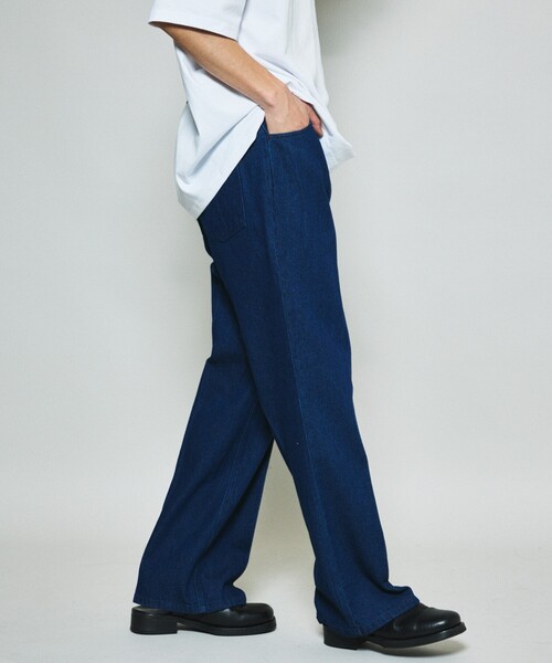 FREAK'S STORE(フリークスストア)の「限定展開 セミフレア デニムパンツ(デニムパンツ・メンズ・ブラウン/ネイビー/チャコールグレー/ブラック・SMALL/MEDIUM/LARGE)」の15枚目の写真