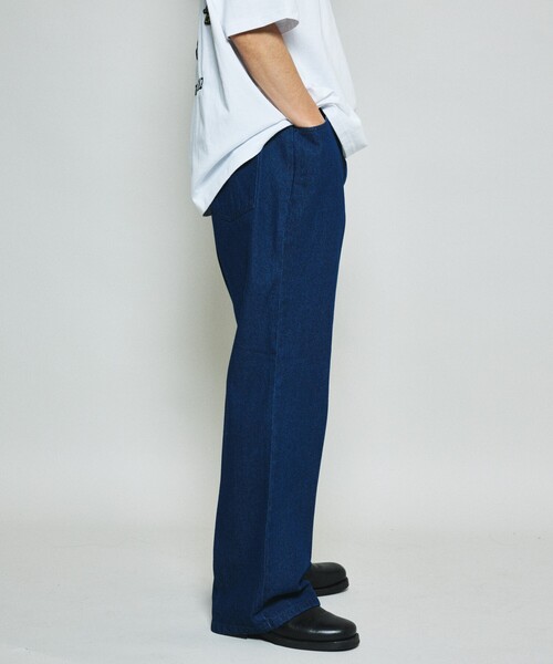 FREAK'S STORE(フリークスストア)の「限定展開 セミフレア デニムパンツ(デニムパンツ・メンズ・ブラウン/ネイビー/チャコールグレー/ブラック・SMALL/MEDIUM/LARGE)」の16枚目の写真