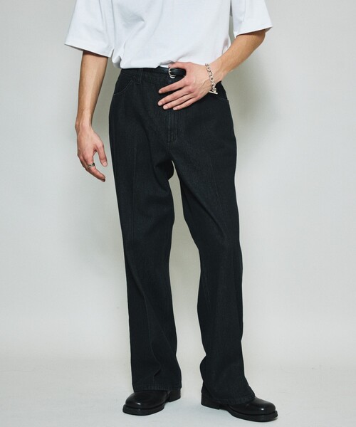 FREAK'S STORE(フリークスストア)の「限定展開 セミフレア デニムパンツ(デニムパンツ・メンズ・ブラウン/ネイビー/チャコールグレー/ブラック・SMALL/MEDIUM/LARGE)」の20枚目の写真