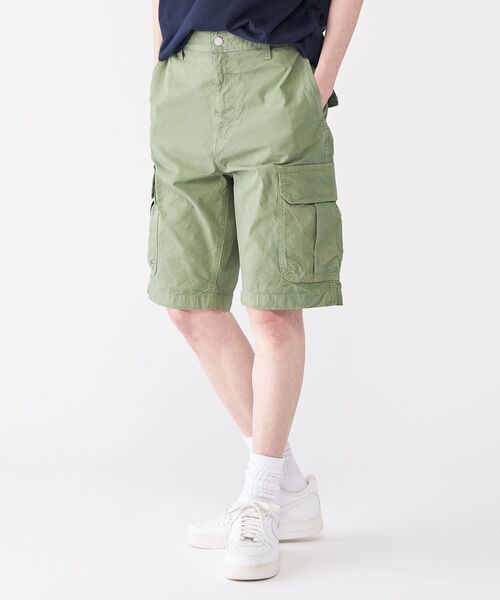 tommy jeans(トミー ジーンズ)の「ツイルレギュラーカーゴショーツ(その他パンツ・メンズ・ベージュ/グリーン・30inch/32inch/34inch)」の1枚目の写真