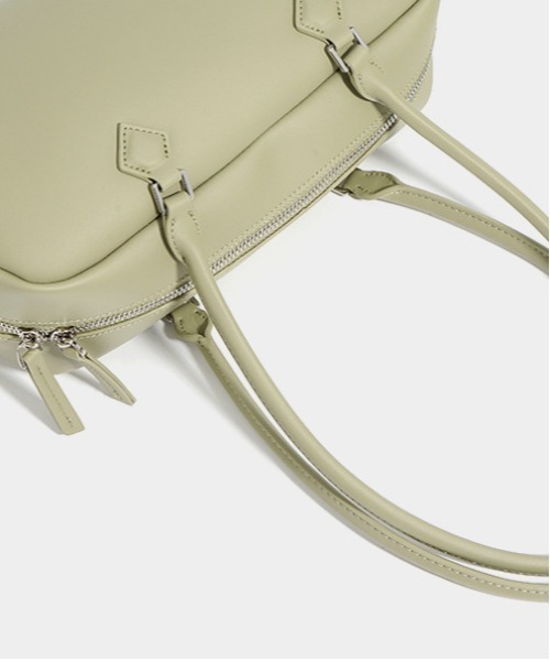 NiiNa(ニーナ)の「【 NiiNa / ニーナ 】高品質牛革 クラシック ロングハンドル ミニボストンバッグ(ボストンバッグ・レディース・グリーン/ブラック/ホワイト/ベージュ・FREE)」の11枚目の写真