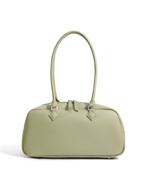 NiiNa(ニーナ)の「【 NiiNa / ニーナ 】高品質牛革 クラシック ロングハンドル ミニボストンバッグ(ボストンバッグ・レディース・グリーン/ブラック/ホワイト/ベージュ・FREE)」の12枚目の写真