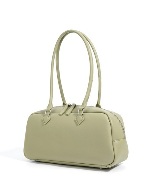 NiiNa(ニーナ)の「【 NiiNa / ニーナ 】高品質牛革 クラシック ロングハンドル ミニボストンバッグ(ボストンバッグ・レディース・グリーン/ブラック/ホワイト/ベージュ・FREE)」の13枚目の写真