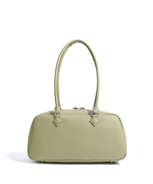 NiiNa(ニーナ)の「【 NiiNa / ニーナ 】高品質牛革 クラシック ロングハンドル ミニボストンバッグ(ボストンバッグ・レディース・グリーン/ブラック/ホワイト/ベージュ・FREE)」の15枚目の写真