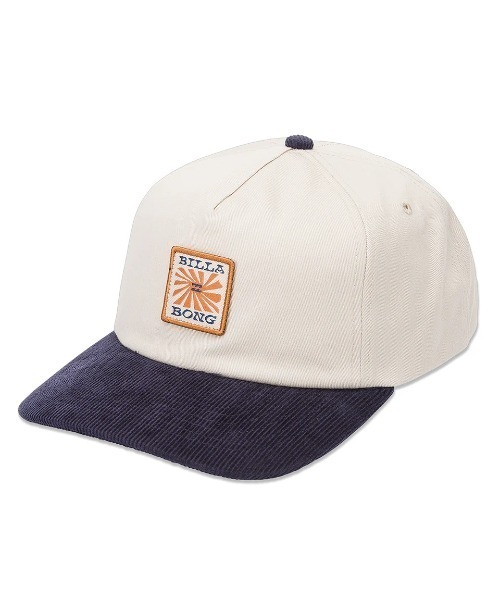 BILLABONG（ビラボン）の「BILLABONG メンズ BREAKDOWN SNAPBACK キャップ 【2025年夏モデル】/ビラボンワッペンロゴ帽子（キャップ・メンズ・ホワイト/ブルー系その他・FREE）」の2枚目の写真
