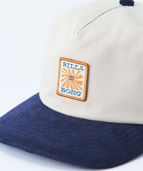 BILLABONG（ビラボン）の「BILLABONG メンズ BREAKDOWN SNAPBACK キャップ 【2025年夏モデル】/ビラボンワッペンロゴ帽子（キャップ・メンズ・ホワイト/ブルー系その他・FREE）」の6枚目の写真