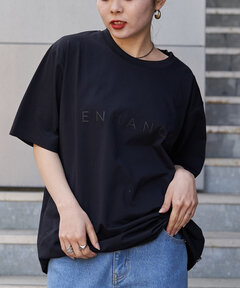 AMERICANA/アメリカーナ】 AMRCN ロールアップTシャツ（Tシャツ