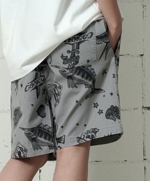 Cookman クックマン シェフ ショートパンツ ハーフパンツ イージーパンツ Old Tattoo Gray