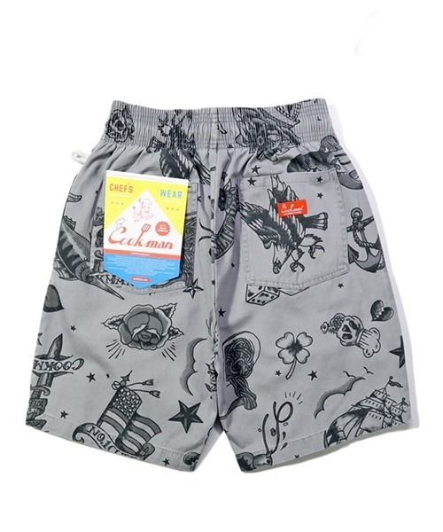 COOKMAN（クックマン）の「Cookman クックマン シェフ ショートパンツ ハーフパンツ イージーパンツ Old Tattoo Gray（その他パンツ・メンズ・グレー・MEDIUM/LARGE）」の6枚目の写真