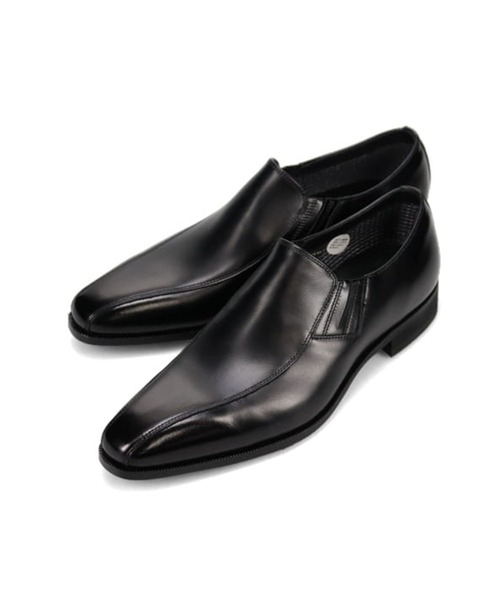 MODELLO(モデロ)の「【GORE-TEX】モデロ MODELLO ゴアテックス 高級 スワールモカ スリッポン ドレスシューズ DM853G(ドレスシューズ・メンズ・ブラック・25.5cm/26cm/26.5cm/27cm/25cm)」の1枚目の写真