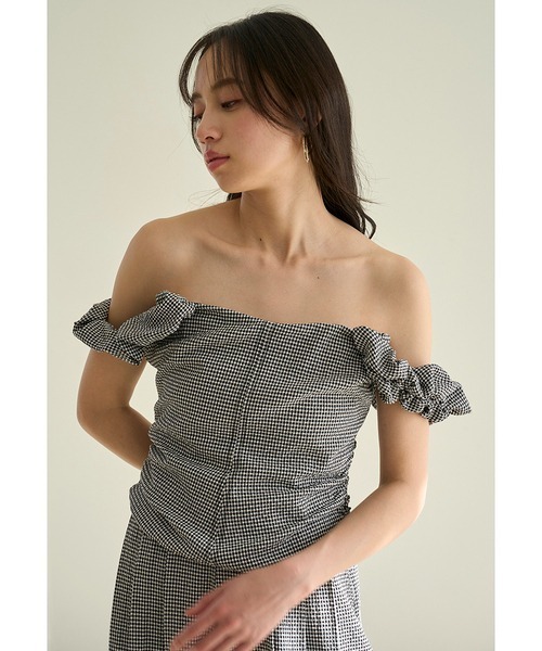 SNIDEL（スナイデル）の「デザインパフスリーブブラウス（シャツ