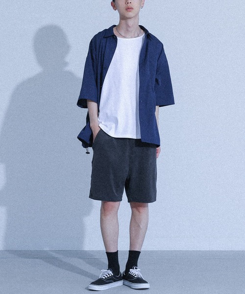 Champion（チャンピオン）の「【Champion】冷感パイルショートパンツ【セットアップ対応】（その他パンツ・メンズ・ブラウン/チャコール・M/L/XL）」の7枚目の写真