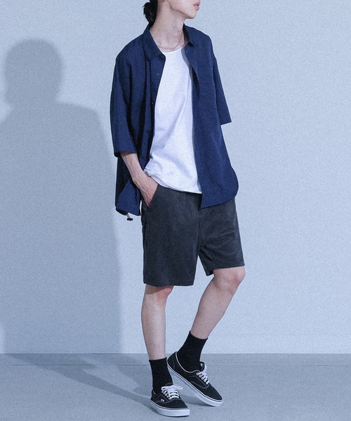 Champion（チャンピオン）の「【Champion】冷感パイルショートパンツ【セットアップ対応】（その他パンツ・メンズ・ブラウン/チャコール・M/L/XL）」の8枚目の写真