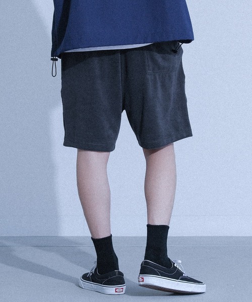 Champion（チャンピオン）の「【Champion】冷感パイルショートパンツ【セットアップ対応】（その他パンツ・メンズ・ブラウン/チャコール・M/L/XL）」の6枚目の写真