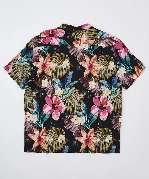 RVCA(ルーカ)の「RVCA メンズ IRON ON SH 半袖シャツ 【2025年夏モデル】/ルーカ総柄胸ポケット半袖ボーリングシャツ(シャツ/ブラウス・メンズ・ブラック系その他/ブルー系その他/ブラック・X-LARGE/SMALL/MEDIUM/LARGE)」の8枚目の写真
