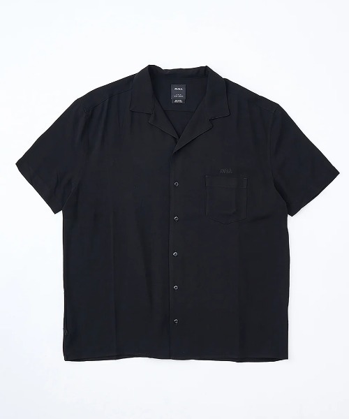 RVCA(ルーカ)の「RVCA メンズ IRON ON SH 半袖シャツ 【2025年夏モデル】/ルーカ総柄胸ポケット半袖ボーリングシャツ(シャツ/ブラウス・メンズ・ブラック系その他/ブルー系その他/ブラック・X-LARGE/SMALL/MEDIUM/LARGE)」の14枚目の写真