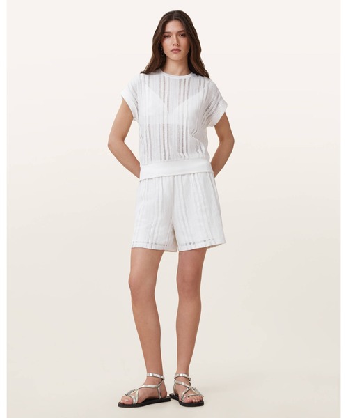ALLSAINTS(オールセインツ)の「GIANA CROCHET SHORTS | GIANA クロシェ ショーツ(その他パンツ・レディース・ホワイト・XS/S/M/L)」の4枚目の写真