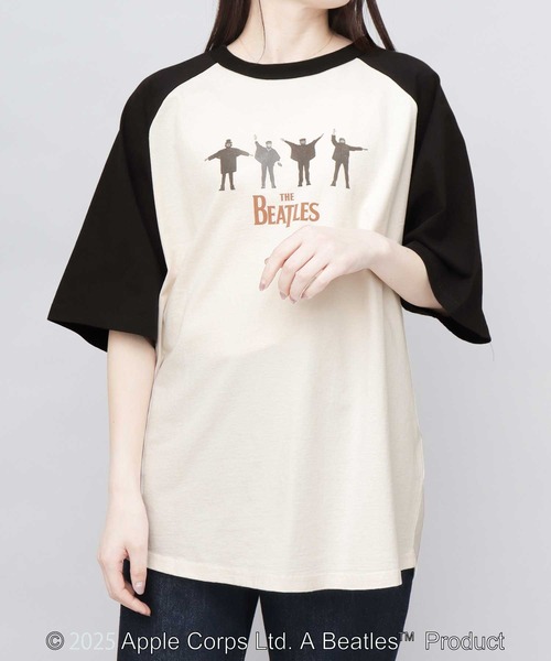 【希少✨】00s ビートルズ Tシャツ 古着 THE BEATLES ビートルズ 古着風 ラグラン バンドTシャツ（T