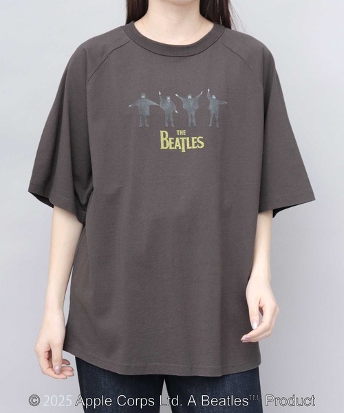 THE BEATLES ビートルズ 古着風 ラグラン バンドTシャツ（T