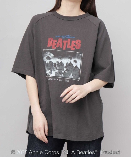 The Beatles(ザビートルズ)の「THE BEATLES ビートルズ 古着風 ラグラン バンドTシャツ(Tシャツ/カットソー・メンズ・オフホワイト/ホワイト系その他/ブラック/ブラック系その他・XL/L/M)」の11枚目の写真