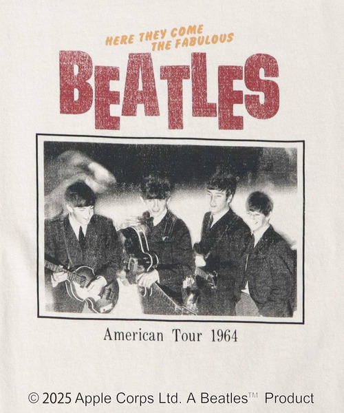 The Beatles(ザビートルズ)の「THE BEATLES ビートルズ 古着風 ラグラン バンドTシャツ(Tシャツ/カットソー・メンズ・オフホワイト/ホワイト系その他/ブラック/ブラック系その他・XL/L/M)」の14枚目の写真