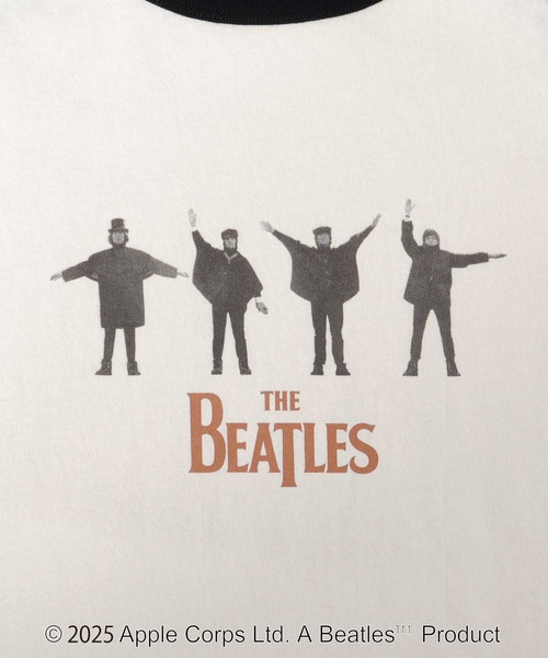 The Beatles(ザビートルズ)の「THE BEATLES ビートルズ 古着風 ラグラン バンドTシャツ(Tシャツ/カットソー・メンズ・オフホワイト/ホワイト系その他/ブラック/ブラック系その他・XL/L/M)」の16枚目の写真