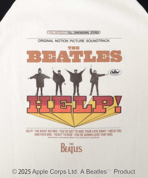 The Beatles(ザビートルズ)の「THE BEATLES ビートルズ 古着風 ラグラン バンドTシャツ(Tシャツ/カットソー・メンズ・オフホワイト/ホワイト系その他/ブラック/ブラック系その他・XL/L/M)」の17枚目の写真