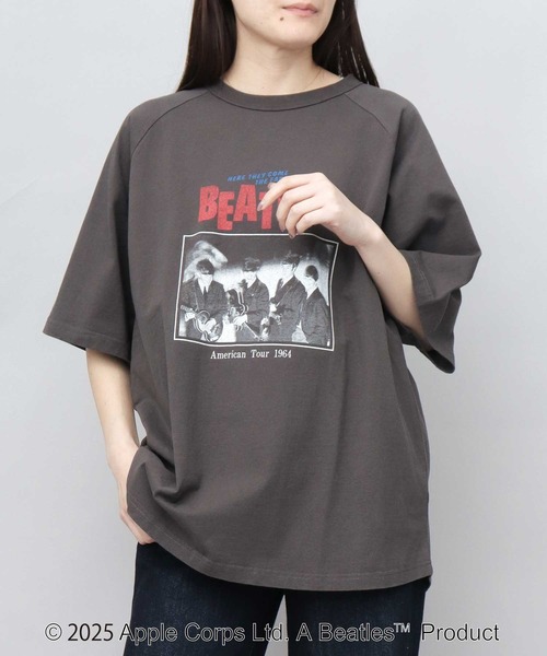 The Beatles(ザビートルズ)の「THE BEATLES ビートルズ 古着風 ラグラン バンドTシャツ(Tシャツ/カットソー・メンズ・オフホワイト/ホワイト系その他/ブラック/ブラック系その他・XL/L/M)」の18枚目の写真