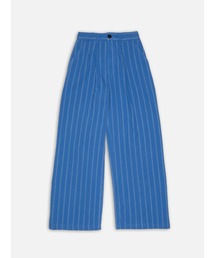 Nudie Jeans/ヌーディージーンズ Gullan Striped Workwear Pants / ワークパンツ / Blue/Off white