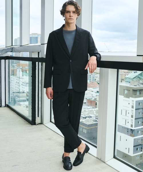 未使用級 UNITED TOKYO セットアップ スーツ ブラック UNITED TOKYO セットアップ アウトラスト ベーシック ジャケット