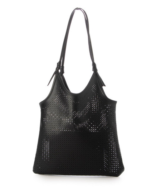 kakatoo（カカトゥ）の「カカトゥ kakatoo / パンチングトートバッグ（トートバッグ・レディース・ブラック/アイボリー/イエロー・FREE）」の17枚目の写真