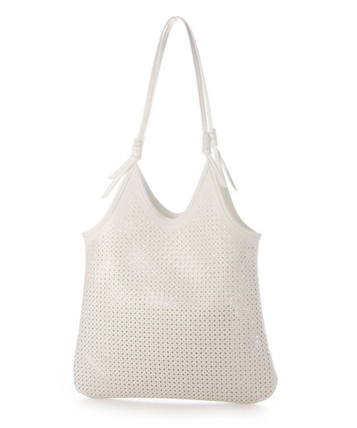 kakatoo（カカトゥ）の「カカトゥ kakatoo / パンチングトートバッグ（トートバッグ・レディース・ブラック/アイボリー/イエロー・FREE）」の12枚目の写真