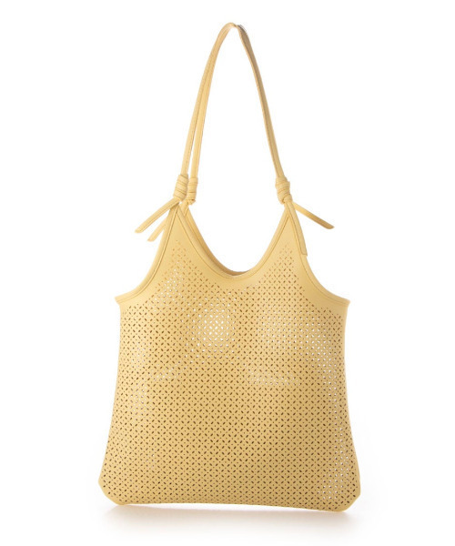 kakatoo（カカトゥ）の「カカトゥ kakatoo / パンチングトートバッグ（トートバッグ・レディース・ブラック/アイボリー/イエロー・FREE）」の4枚目の写真