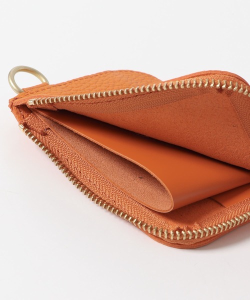 ITEMS URBANRESEARCH（アイテムズ アーバンリサーチ）の「U.O.Leather Zip Wallet（その他小物・メンズ・ブラック/オレンジ・-）」の9枚目の写真