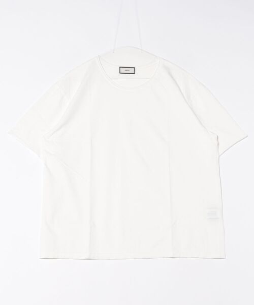 a.p.o.v.（エーピーオービー）の「a.p.o.v. カットオフUネックルーズTシャツ（Tシャツ/カットソー・メンズ・グレー/ブラック/チャコール/ホワイト・ONESIZE）」の7枚目の写真