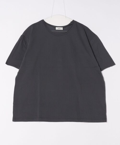 a.p.o.v.（エーピーオービー）の「a.p.o.v. カットオフUネックルーズTシャツ（Tシャツ/カットソー・メンズ・グレー/ブラック/チャコール/ホワイト・ONESIZE）」の13枚目の写真