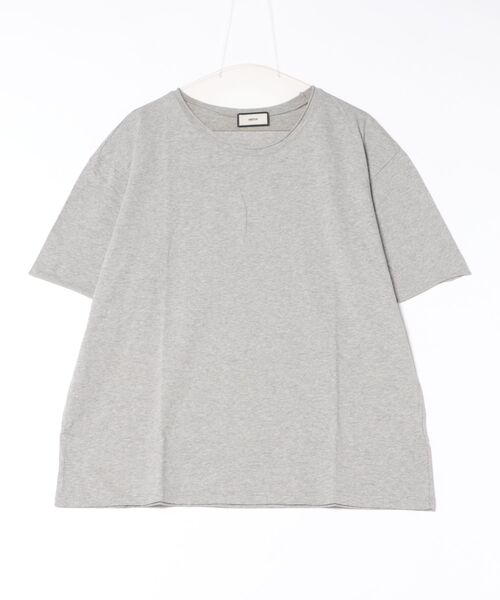 a.p.o.v.（エーピーオービー）の「a.p.o.v. カットオフUネックルーズTシャツ（Tシャツ/カットソー・メンズ・グレー/ブラック/チャコール/ホワイト・ONESIZE）」の11枚目の写真