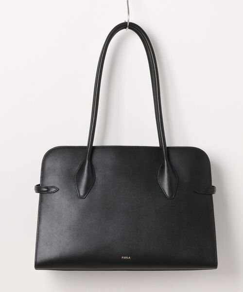 FURLA（フルラ）の「フルラ ゴッチャ ハンドバッグ L（トートバッグ・レディース・ブラック/ブラウン・ONE SIZE）」の5枚目の写真