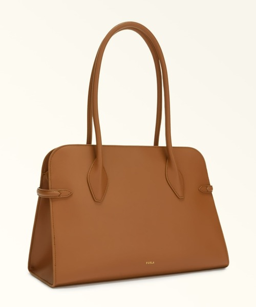 FURLA（フルラ）の「フルラ ゴッチャ ハンドバッグ L（トートバッグ・レディース・ブラック/ブラウン・ONE SIZE）」の9枚目の写真