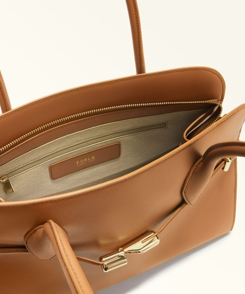 FURLA（フルラ）の「フルラ ゴッチャ ハンドバッグ L（トートバッグ・レディース・ブラック/ブラウン・ONE SIZE）」の10枚目の写真