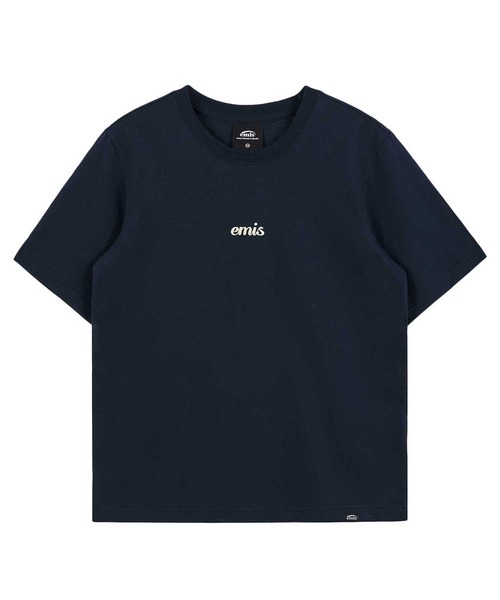 【EMIS】 (UNISEX) OVERSIZED EMBOSSING LOGO T-SHIRTS /追跡付 WOMENS) EMBOSSING LOGO T-SHIRTS（Tシャツ/カットソー）｜EMIS