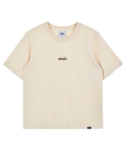 【emis】韓国人気★OVERSIZED EMBOSSING LOGO T-SHIRTS-男女共用 emis】韓国人気☆OVERSIZED EMBOSSING LOGO T-SHIRTS-男女共用